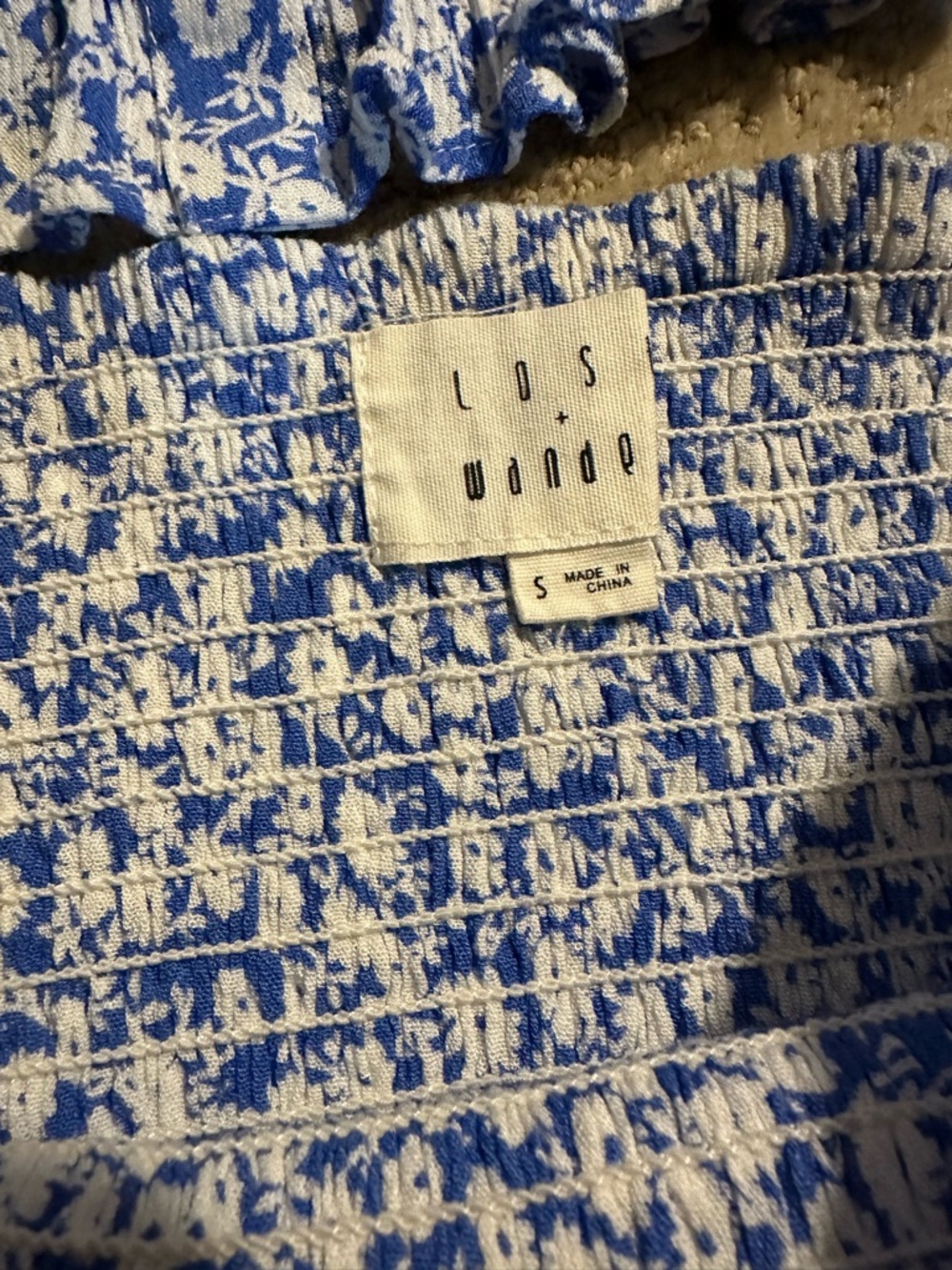 Lost and Wander Pick me skirt set blue white - Picture 3 of 4